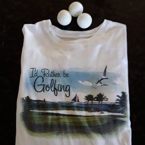 ⚠️Clearance⚠️SADDLEBRED High Quality Cotton Golfer's T-Shirt